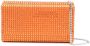 Amina Muaddi Superamini Paloma clutch met kristallen Oranje - Thumbnail 1