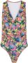 Amir Slama Badpak met print Roze - Thumbnail 1