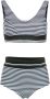 Amir Slama bikini broek met print en print Zwart - Thumbnail 1