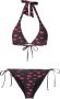 Amir Slama Bikini met all-over print Zwart - Thumbnail 1