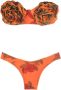 Amir Slama Bikini met bloemenpatch Oranje - Thumbnail 1