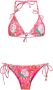 Amir Slama bikini met bloemenprint Roze - Thumbnail 1