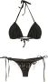 Amir Slama Bikini met geborduurde triangel Zwart - Thumbnail 1