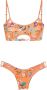 Amir Slama Bikini met print Oranje - Thumbnail 1