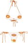 Amir Slama Bikini met print Wit - Thumbnail 1