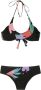 Amir Slama Bikini met print Zwart - Thumbnail 1