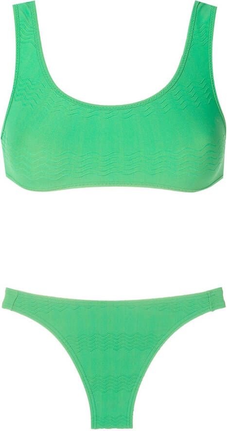 Amir Slama Bikini met stiksel Groen