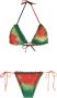 Amir Slama Bikini met tie-dye borduurwerk Groen - Thumbnail 1