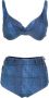 Amir Slama Bikini-set met hoge taille Blauw - Thumbnail 1