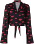 Amir Slama Blouse met lange mouwen Zwart - Thumbnail 1