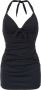 Amir Slama draped swimsuit Zwart - Thumbnail 1