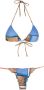 Amir Slama Gestreepte bikini Blauw - Thumbnail 1