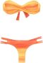 Amir Slama Gestreepte bikini Oranje - Thumbnail 1