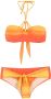 Amir Slama Gestreepte bikini Oranje - Thumbnail 1