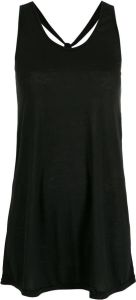 Amir Slama Mini-jurk met geknoopte rug Zwart