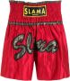 Amir Slama Shorts met geborduurd logo Rood - Thumbnail 1