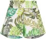 Amir Slama Shorts met palmbladprint Groen - Thumbnail 1