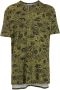 Amir Slama T-shirt met abstracte print Geel - Thumbnail 1