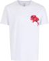 Amir Slama T-shirt met bloemenprint Wit - Thumbnail 1