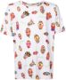 Amir Slama T-shirt met grafische print Wit - Thumbnail 1