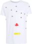 Amir Slama T-shirt met patch Wit - Thumbnail 1