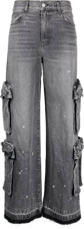 AMIRI Jeans met wijde pijpen Grijs