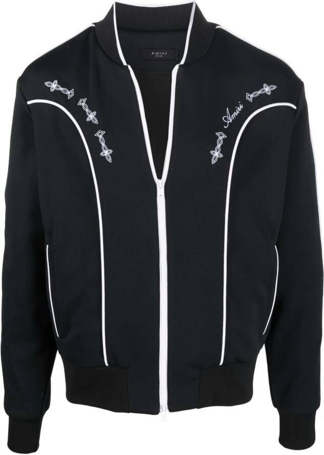 AMIRI Bomberjack met afwerking Zwart