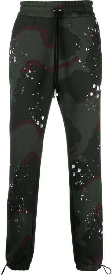AMIRI Trainingsbroek met camouflageprint Groen