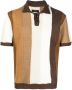 AMIRI Poloshirt met colourblocking Bruin - Thumbnail 1