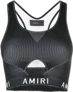 AMIRI Cropped top Zwart