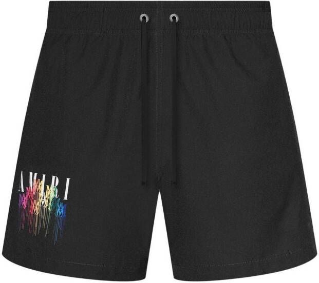 AMIRI Zwembroek met logoprint Wit