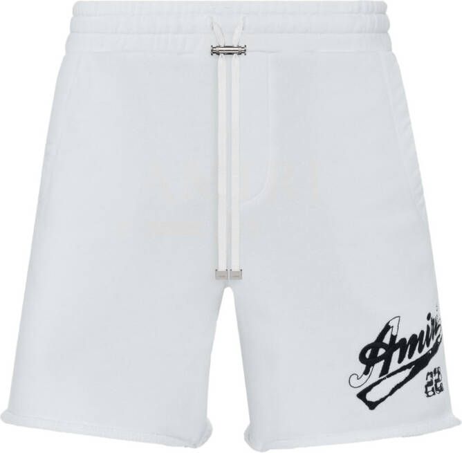 AMIRI Shorts met geborduurd logo Wit