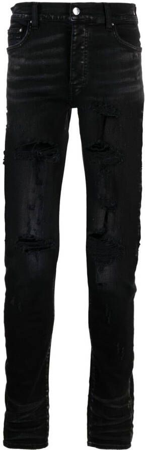 AMIRI Gerafelde jeans Zwart