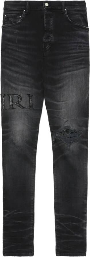 AMIRI Gerafelde jeans Zwart