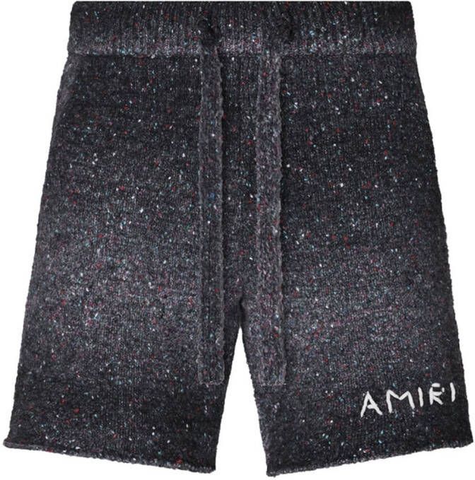 AMIRI Geverfde bermuda shorts Zwart