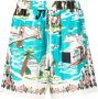 AMIRI Shorts met print Blauw - Thumbnail 1
