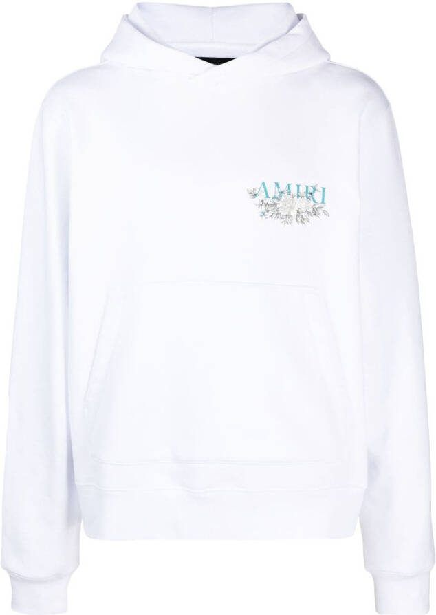 AMIRI Hoodie met logoprint Wit
