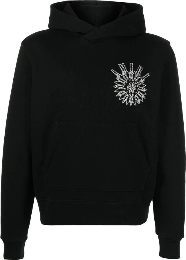 AMIRI Hoodie verfraaid met stras Zwart
