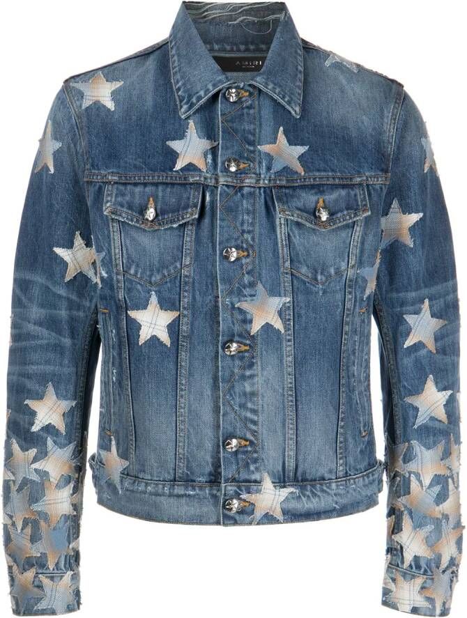 AMIRI Jack met print Blauw