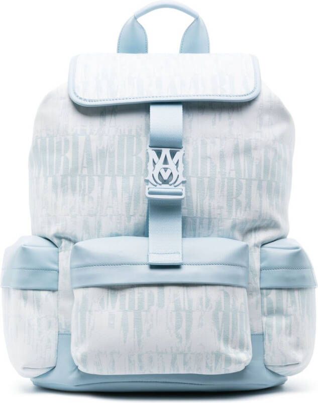 AMIRI MA rugzak met tie-dye print en jacquard Blauw