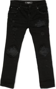 AMIRI KIDS Gerafelde jeans Zwart