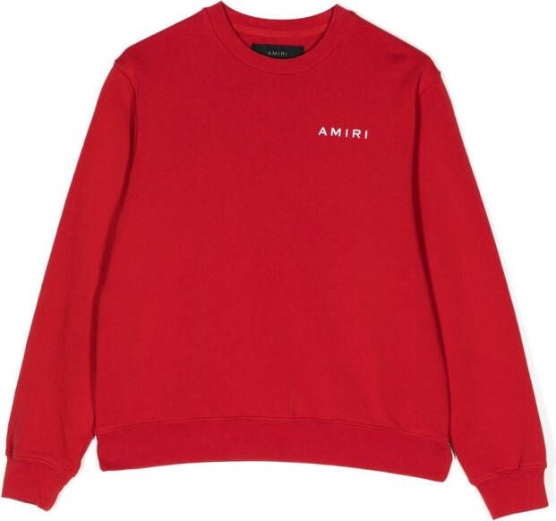 AMIRI KIDS Sweater met logoprint Rood