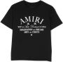 AMIRI KIDS T-shirt met logoprint Zwart - Thumbnail 1