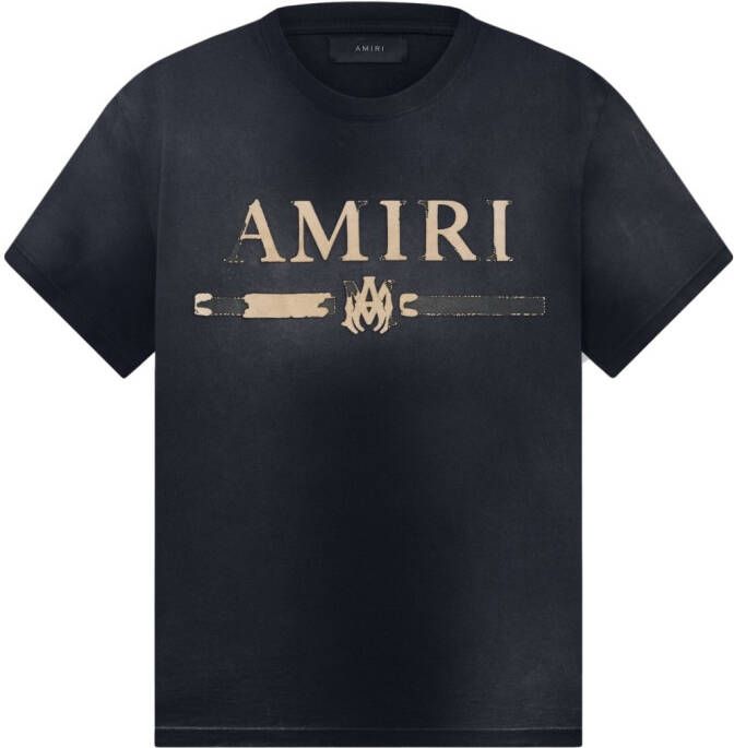 AMIRI T-shirt met logo Zwart