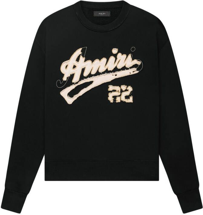 AMIRI Sweater verfraaid met logo Zwart