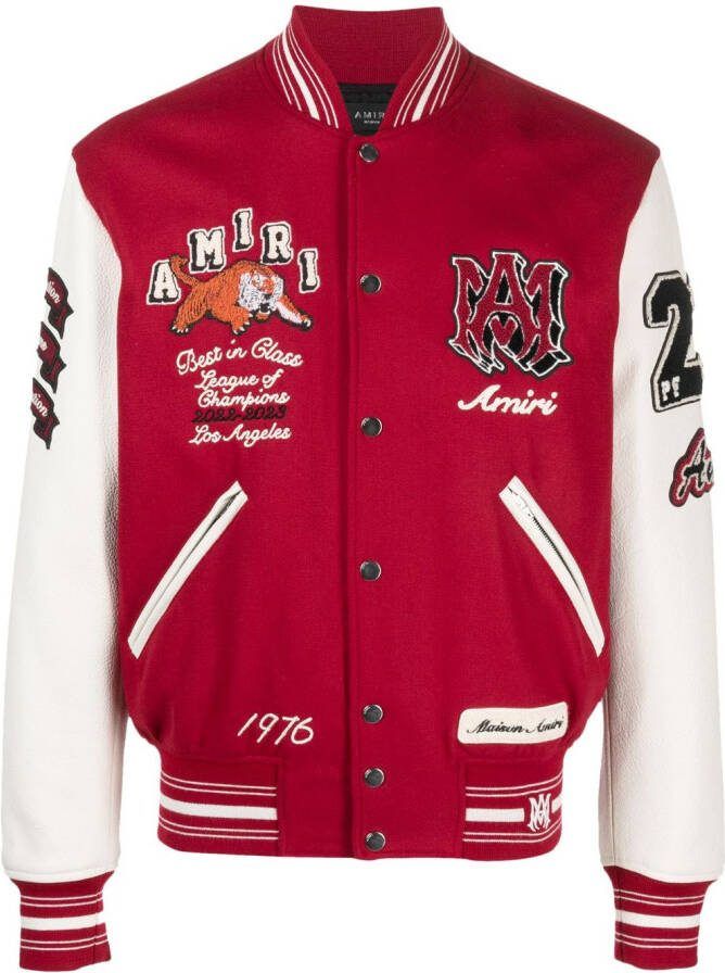 AMIRI Jack met logopatch Rood