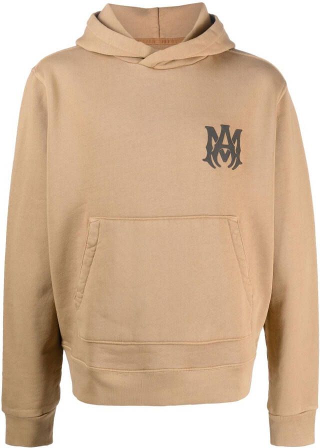 AMIRI Hoodie met logoprint Bruin