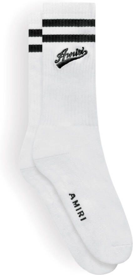 AMIRI Sokken met logoprint Wit