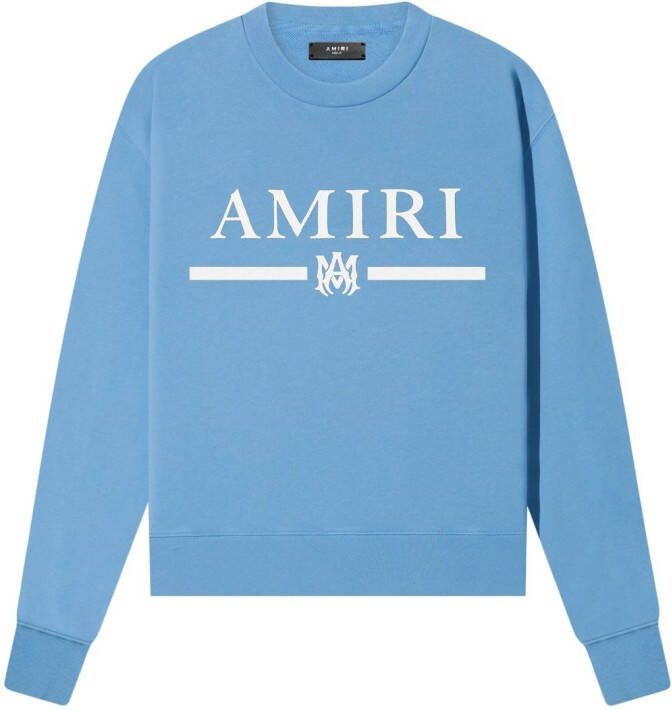 AMIRI Sweater met logoprint Blauw