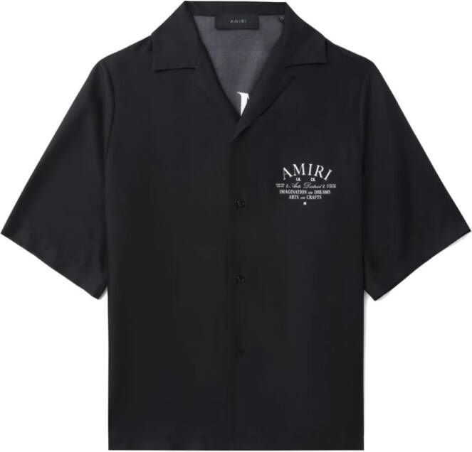 AMIRI Overhemd met logoprint Zwart